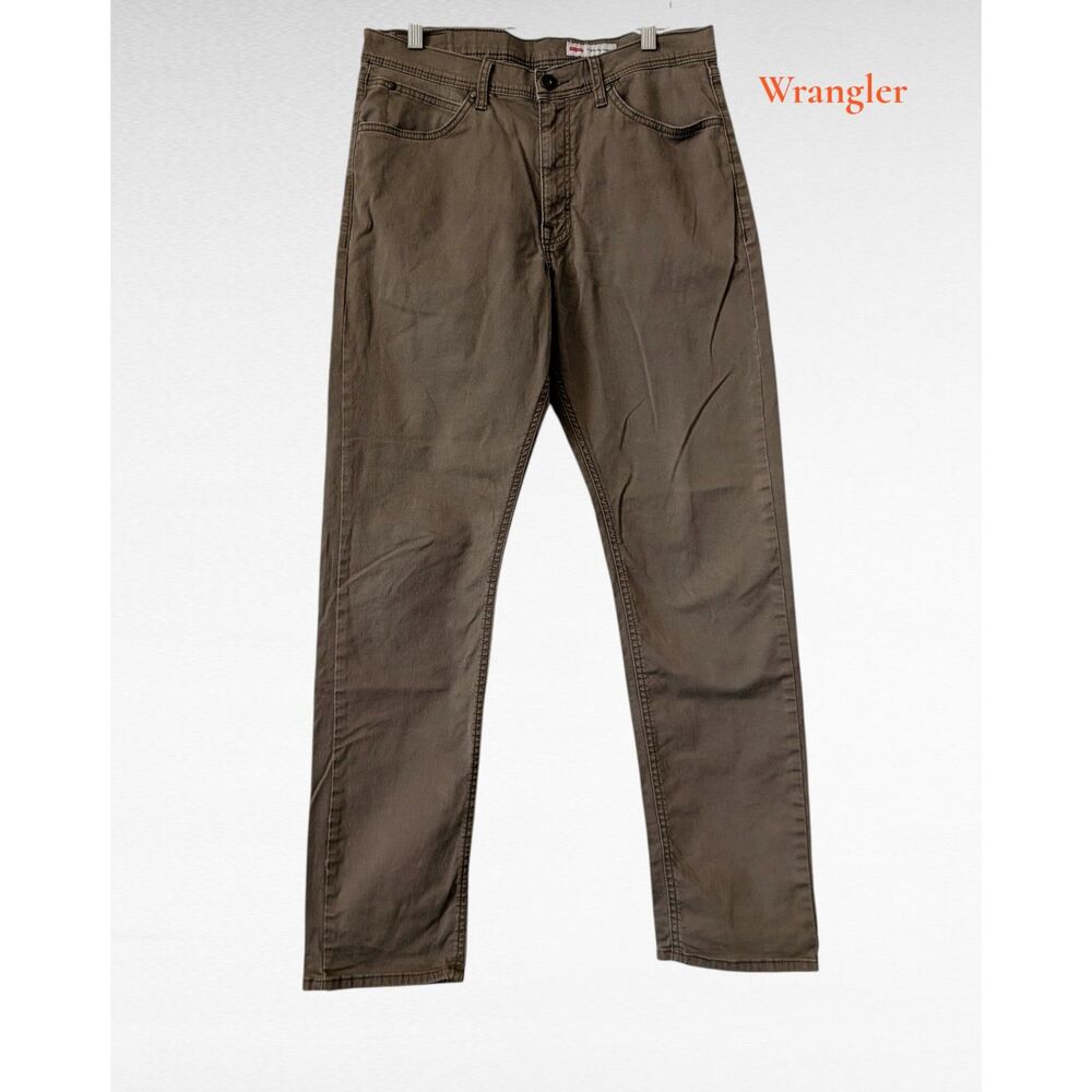 Wrangler Regular Taper Jeans Mens 32x32 Stretch Cotton Casual Pants